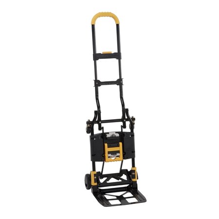 COSCO Folding 2-in-1 Hand Truck, 300 lb. Capacity, Multi-Position with Extendable Handle 12225YGB1E